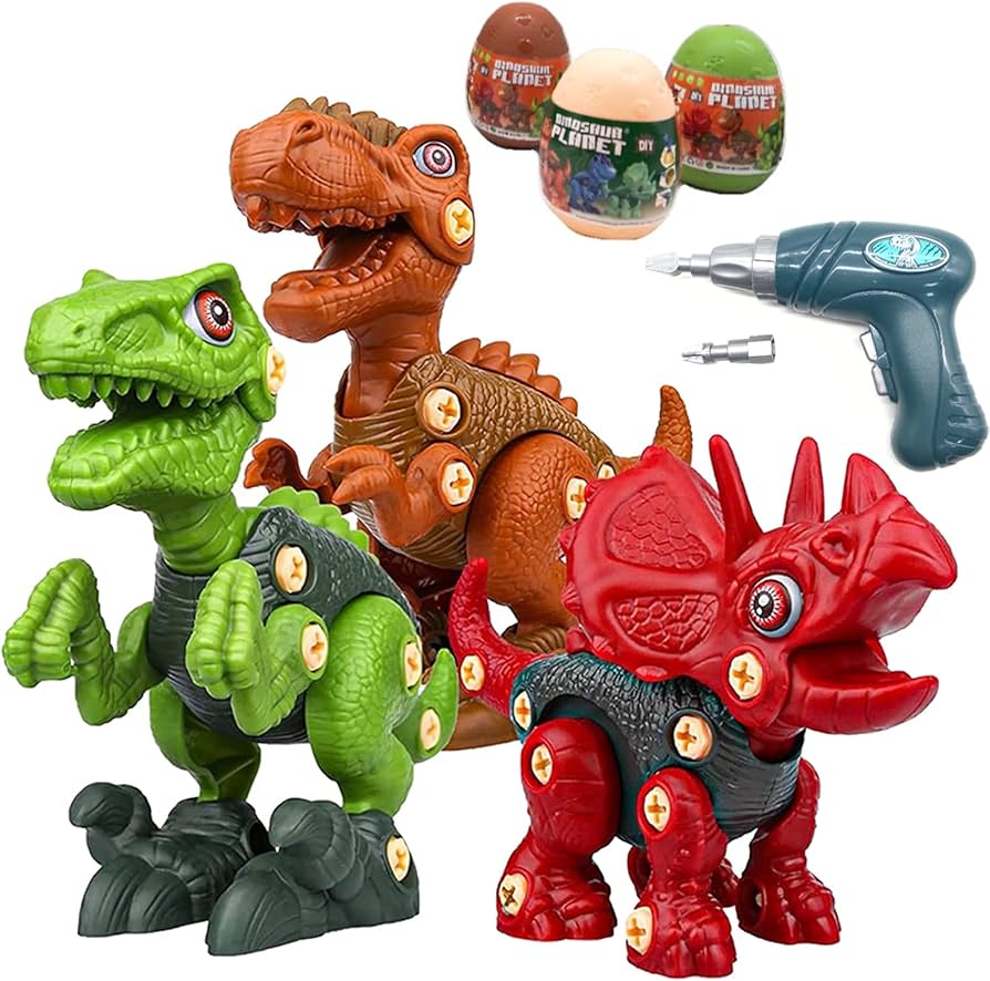 Amazon | ロボットプラザ(ROBOT PLAZA) 恐竜 組み立て おもちゃ 電動