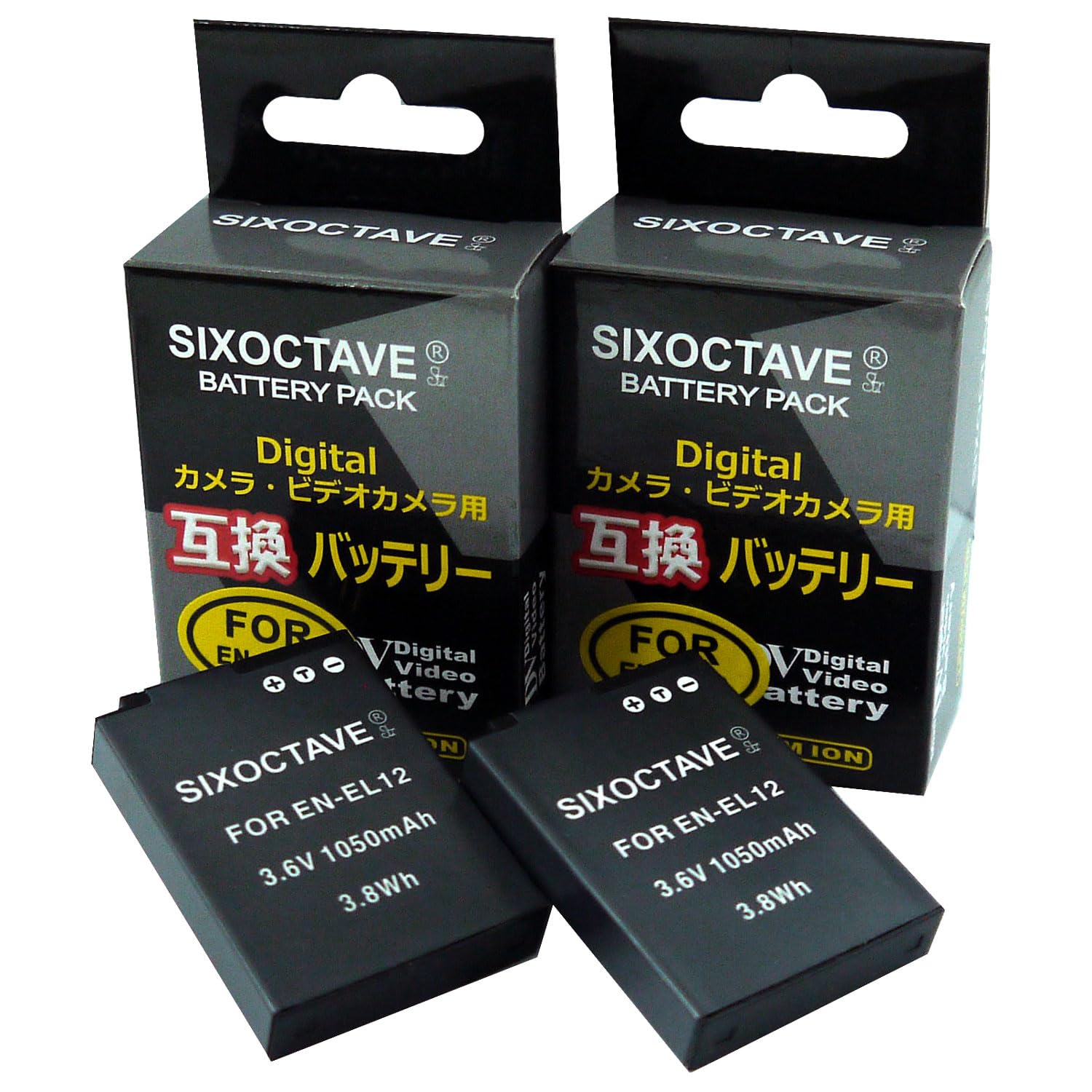 Amazon | str EN-EL12 ニコン 互換バッテリー 2個セット COOLPIX S9300