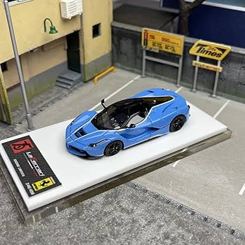 Amazon.co.jp: 1/64 DMH ラフェラーリ Laferrari 水色 : おもちゃ