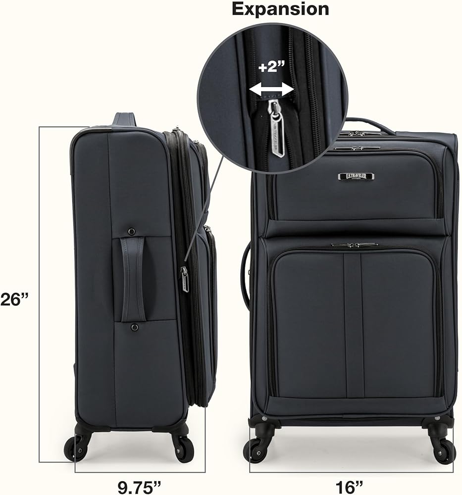 Amazon.com | U.S. Traveler Anzio Softside Expandable Spinner
