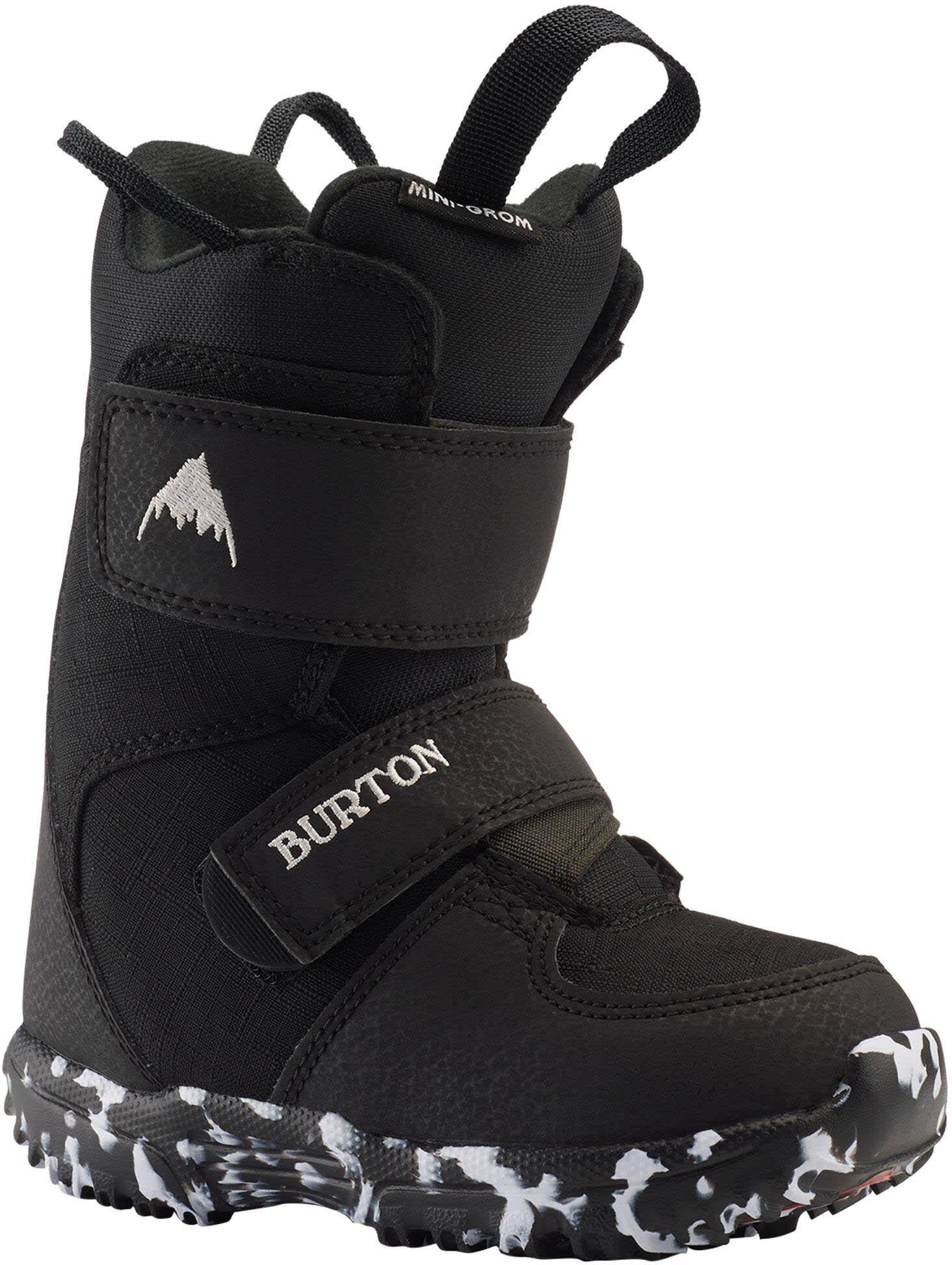 Amazon | Burton ミニグロム スノーボードブーツ キッズ 9C ブラック