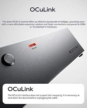 Amazon.co.jp: AOOSTAR AG01 外部GPUドック、EGPUは600W電力以下の