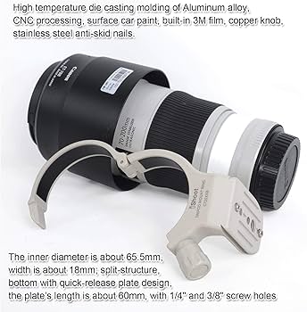 Amazon | iShoot フルメタル三脚マウントリング Canon EF 70-200mm f