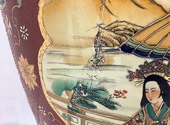 Amazon.co.jp: レア 超大型 薩摩焼 沈降壺 高さ約130cm 花瓶 古中国