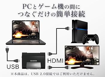 Amazon | I-O DATA キャプチャーボード ゲームキャプチャー HDMI PC用