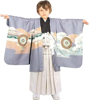 Amazon | [KYOETSU] [キョウエツ] 七五三 男の子 5歳 着物 袴 セット