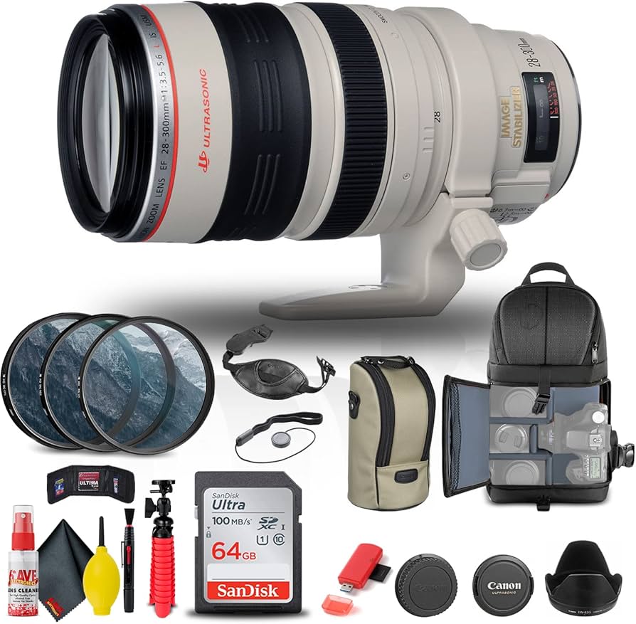 Amazon.com : Canon EF 28-300mm f/3.5-5.6L is USM Lens (9322A002) +