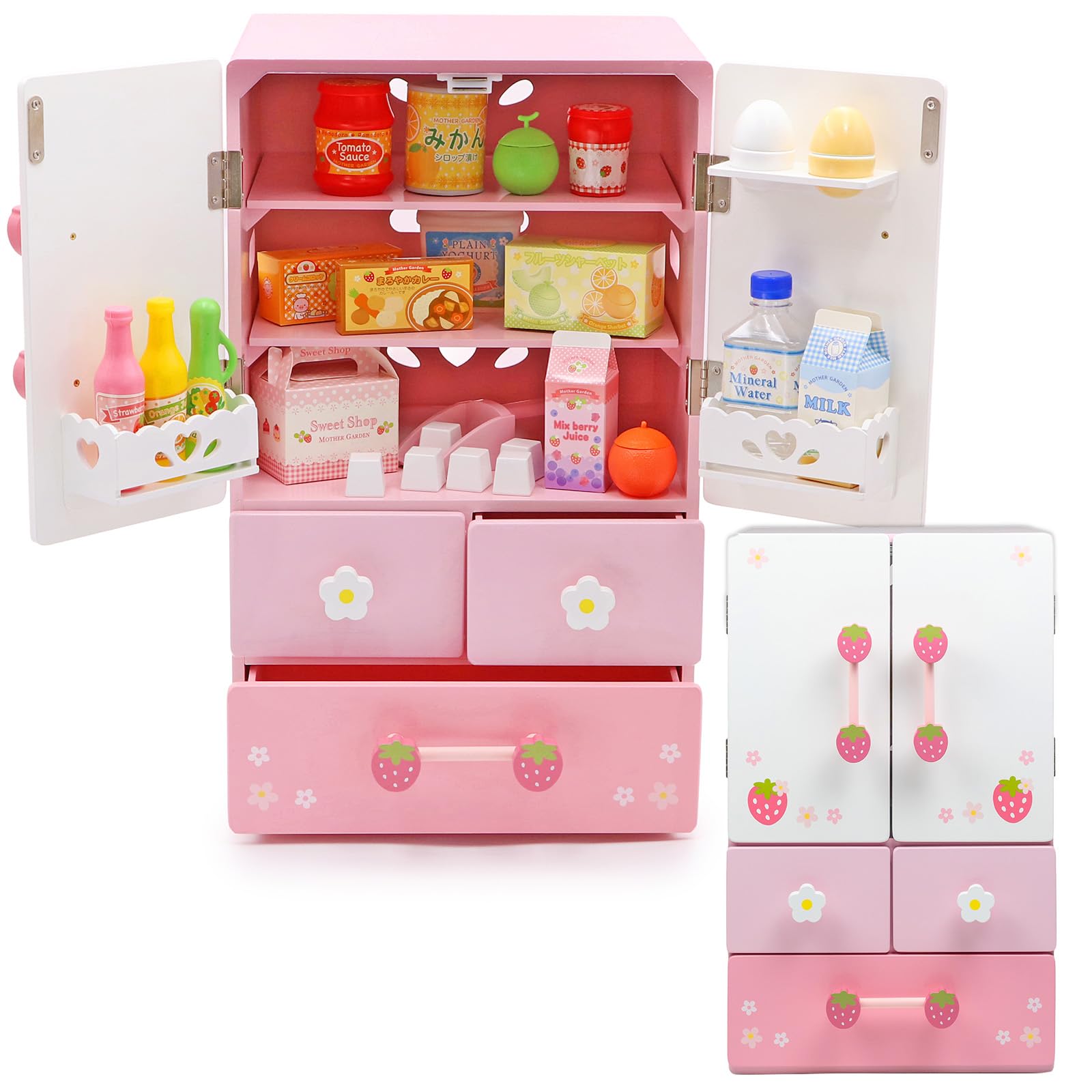 Amazon.co.jp: マザーガーデン 木のおもちゃ 木製 おままごとセット 野