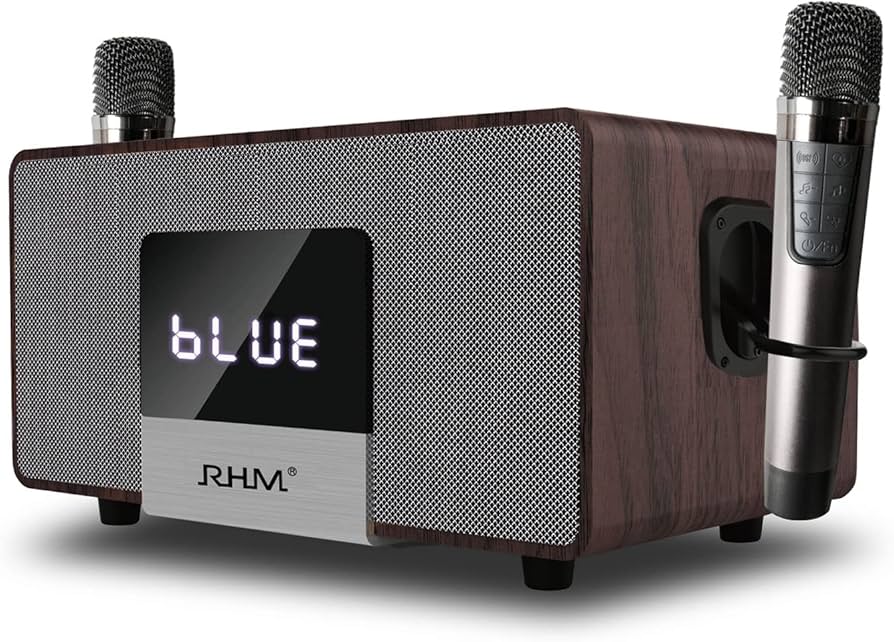 Amazon.co.jp: RHM K222 カラオケマシン 2 UHF ワイヤレスマイク & 5