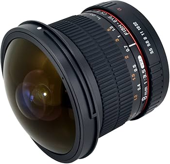 Amazon.com : Samyang 8mm f/3.5 HD Fisheye Lens with Removable Hood