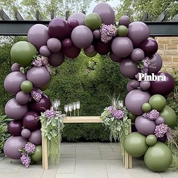 Amazon.com: Burgundy Balloons Double Stuffed Dark Purple Plum