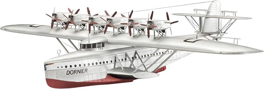 Amazon | ドイツレベル ドルニエDo X 1/144 R04066 プラモデル