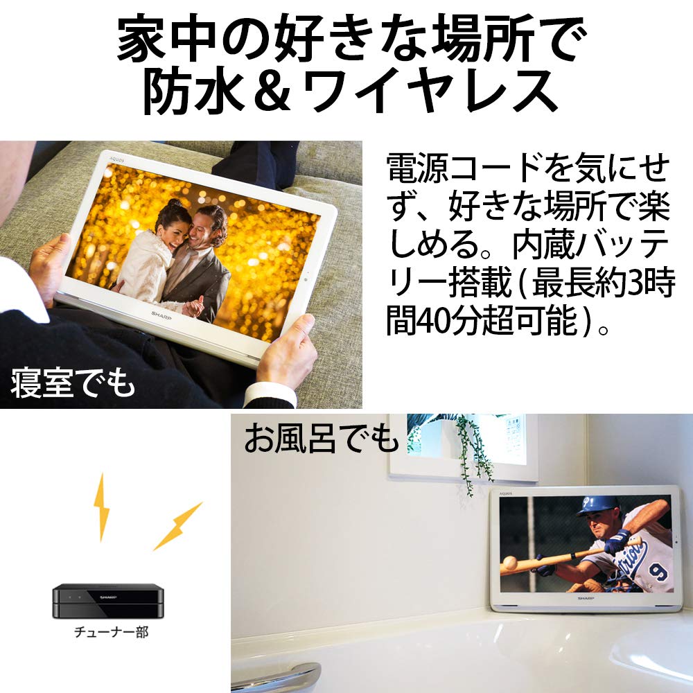 Amazon.co.jp: シャープ 12V型 液晶 テレビ AQUOS 2T-C12AP-W