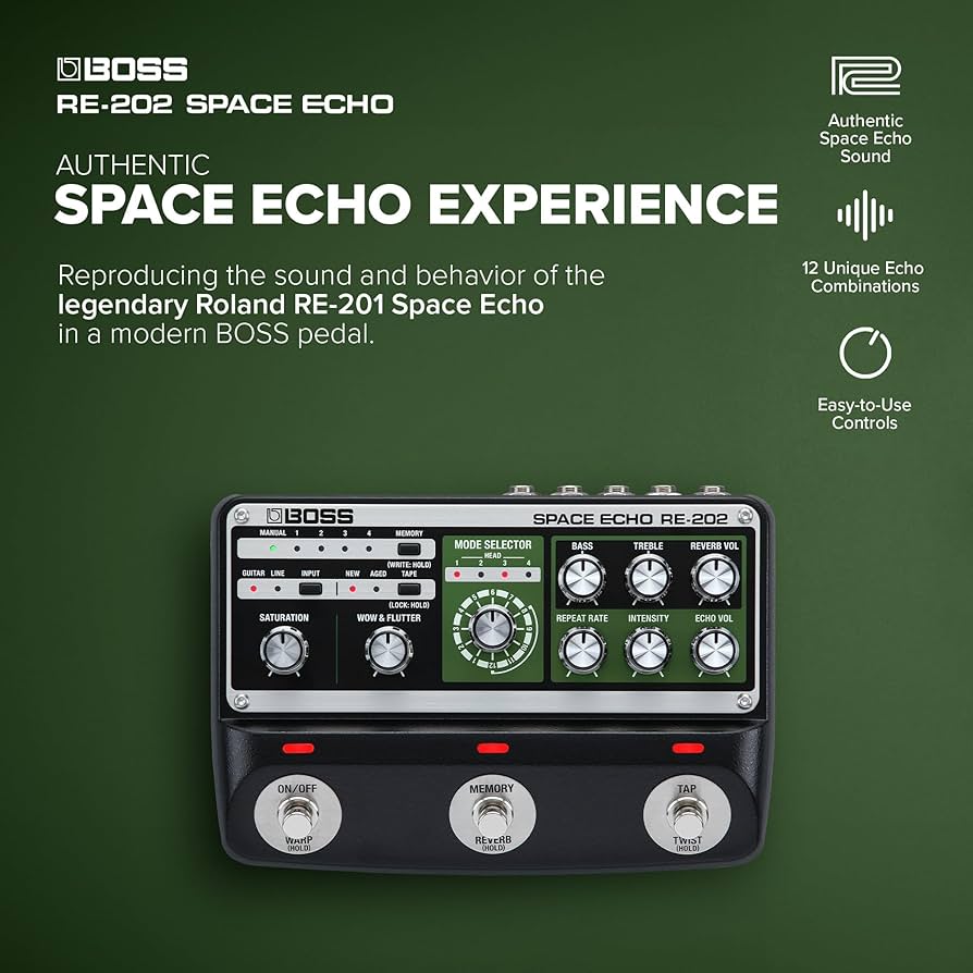 Amazon | BOSS RE-202 Space Echo スペースエコー エコー ディレイ