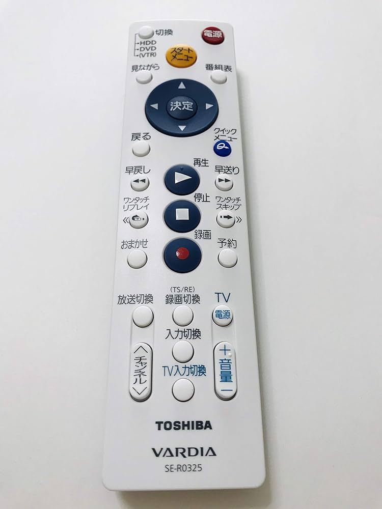Amazon.co.jp: 東芝純正 HDD＆DVDレコーダー用シンプルリモコン SE