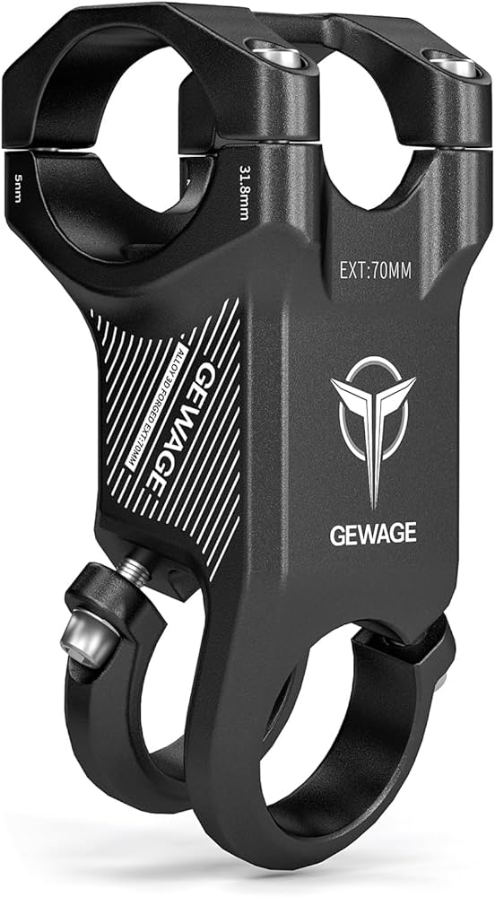 Amazon.co.jp: GEWAGE 自転車 ステム 31.8mm 超軽量 高剛性 50mm 70mm