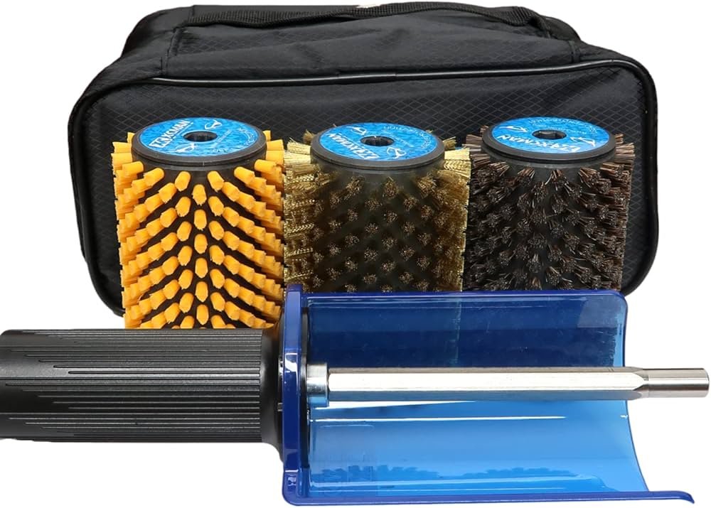 Amazon | スノーボード スキー ワックス掛けブラシ 回転ブラシセット