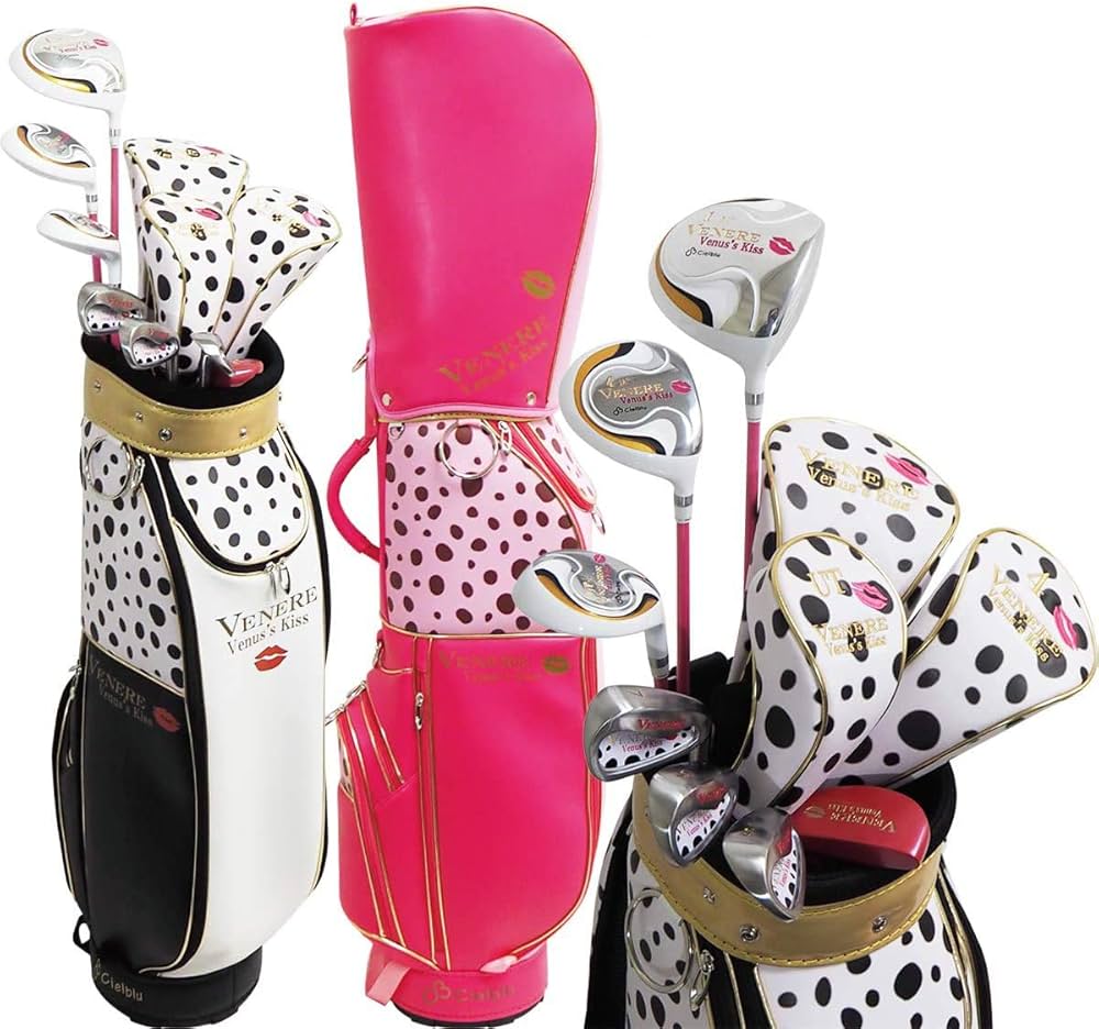 Amazon.co.jp: ヴェネレ×シェルブル レディース ゴルフセット クラブ7