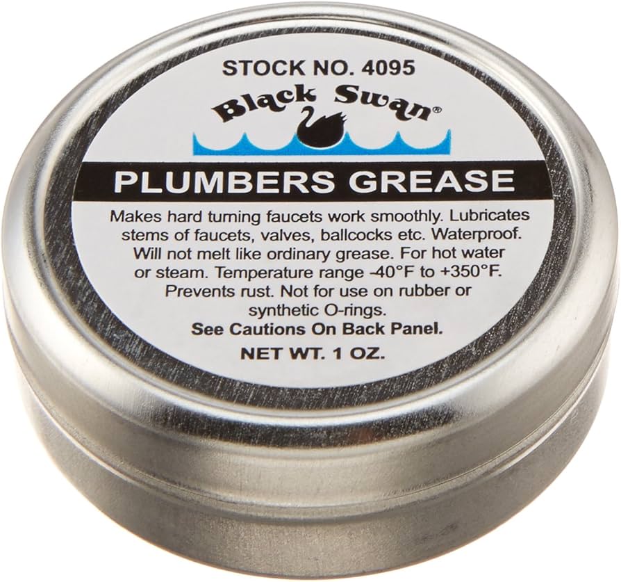 Black Swan 50001 Plumber's Grease, 1 oz - Automotive Lubricants