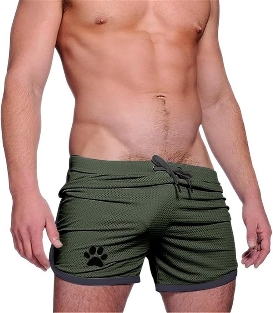 Men's Running Shorts Breathing Athletic Gym Mesh Shorts for Men