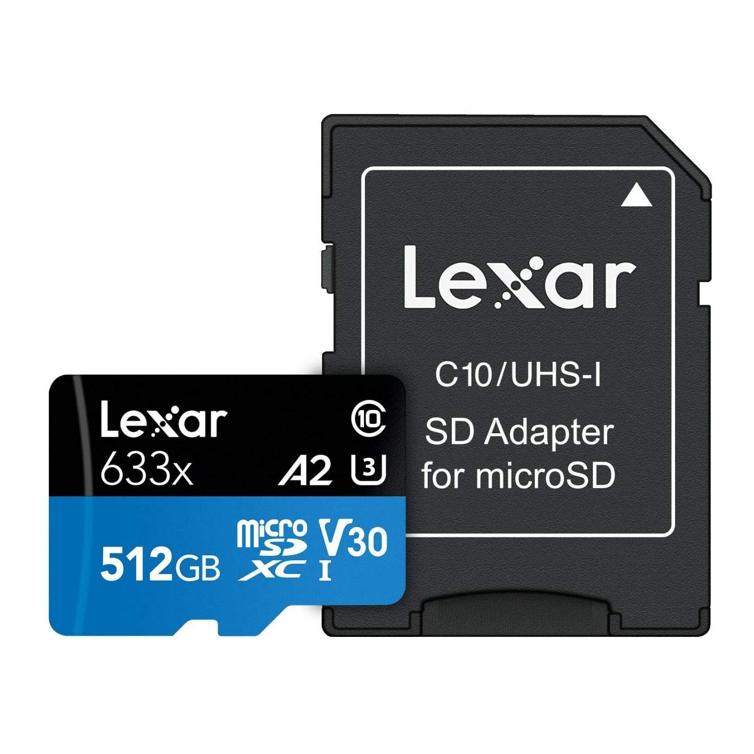 Amazon | Lexar 100MB/s 633x MicroSDXC 512GB with adapter UHS-1 U3