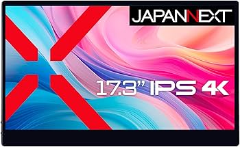 Amazon.co.jp: JAPANNEXT 17.3インチ モバイルモニター IPS パネル 4K