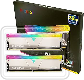 Amazon.co.jp: v-Color Prism Pro RGB 32GB (2 x 16GB) DDR4 3600MHz