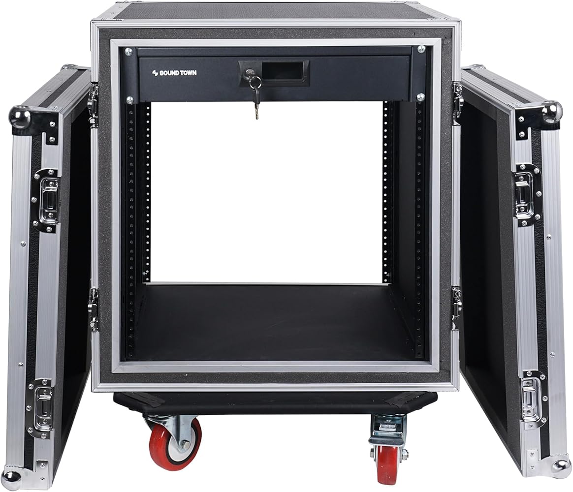 Amazon.co.jp: Sound Town ショックマウント 12U ATAラックケース
