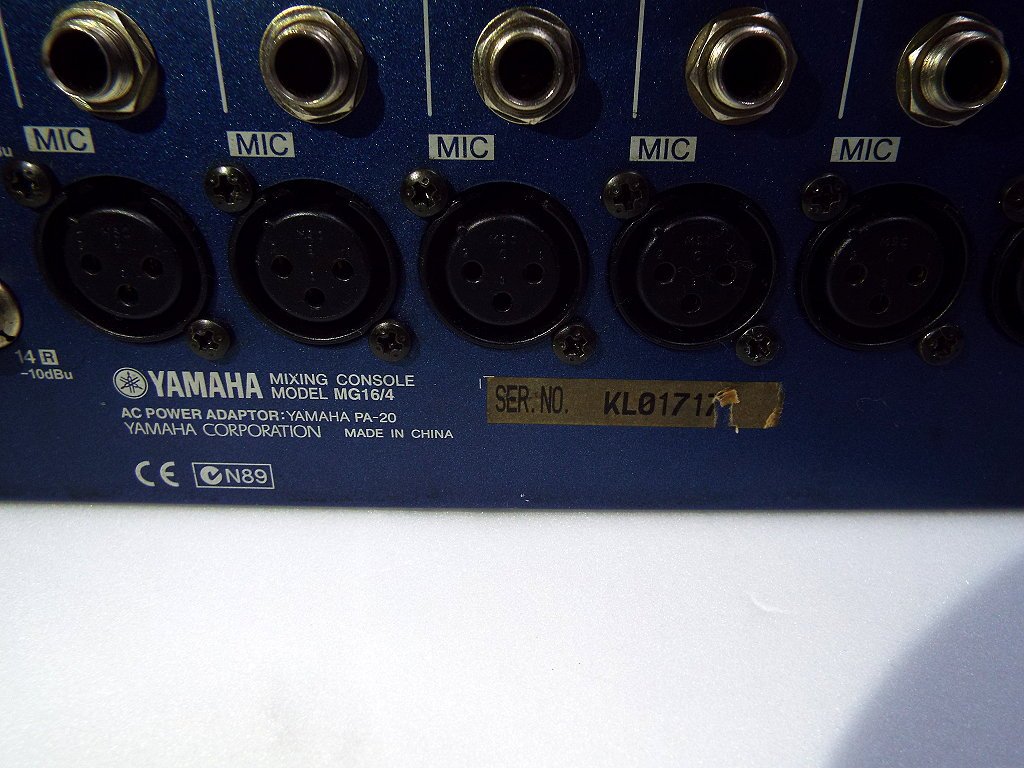 Amazon | YAMAHA ミキシングコンソール [MG16/4] | ミキサー | 楽器