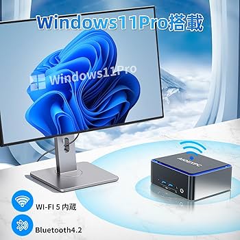 Amazon.co.jp: AIOEXPC ミニPC Core™ i7-1060NG7 24GB LPDDR4 M.2 2280