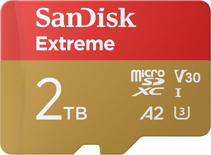 Amazon.com: SanDisk 2TB Extreme microSDXC UHS-I Memory Card with