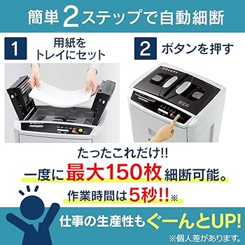 Amazon | オートフィーダーシュレッダー AFS-150C－H | 手動