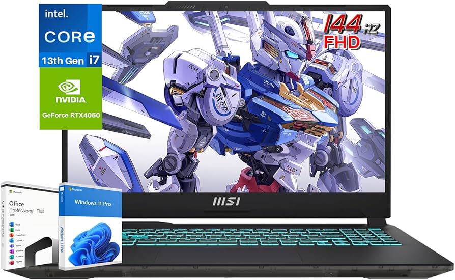 Amazon.com: MSI Cyborg Gaming Laptop, 15.6 inch IPS FHD 144Hz