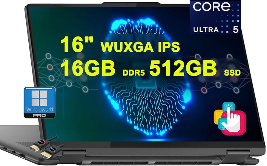 Amazon.com: Lenovo Yoga 7 16 2-in-1 AI PC Laptop | 16