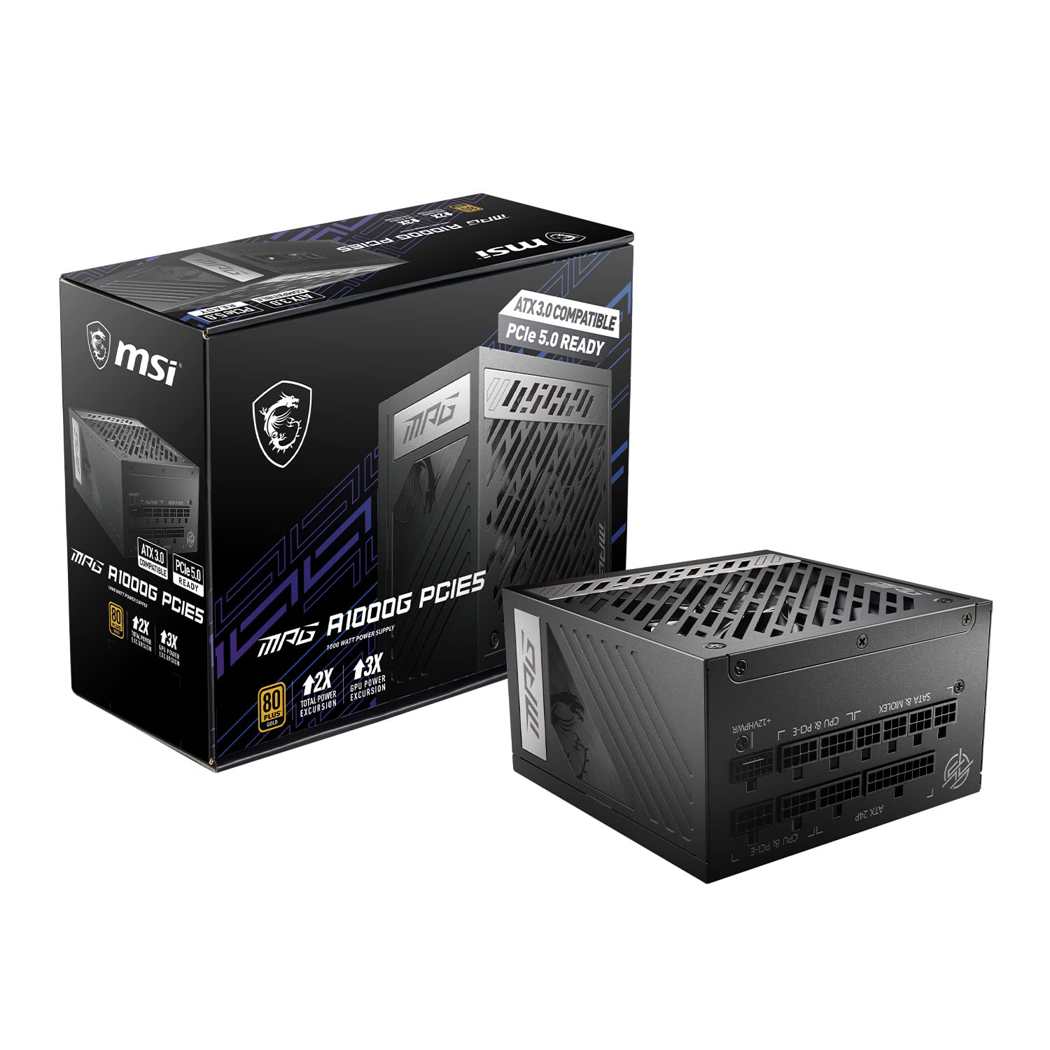 Amazon.com: MSI MPG A1000G PCIE 5 & ATX 3.0 Gaming Power Supply