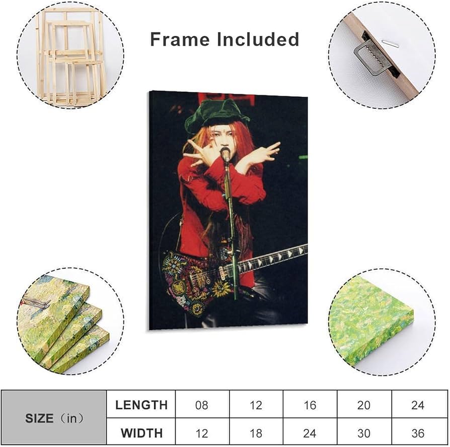 Amazon.co.jp: X Japan ポーズ Hide ライブポスター プリント