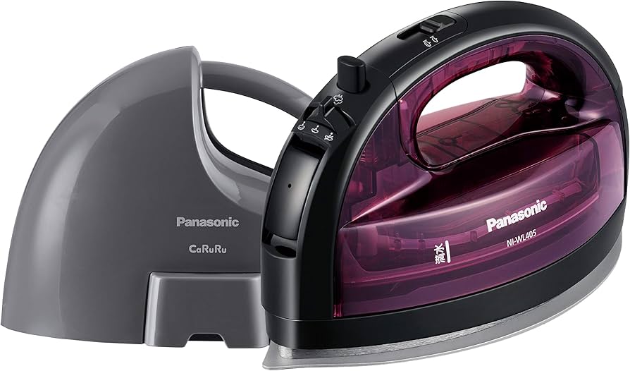 Amazon | パナソニック コードレススチームWヘッドアイロン ピンク NI