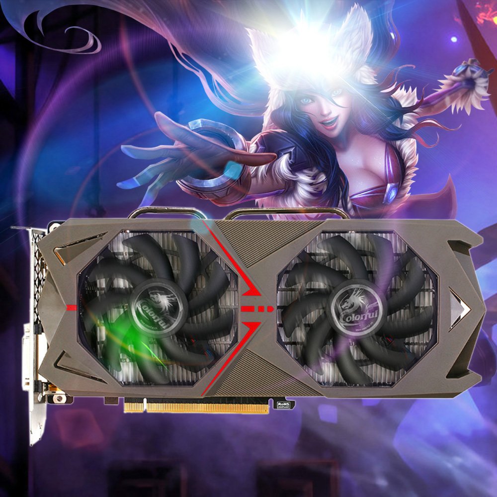 Amazon | カラフルなNvidia Geforce GTX 1060 GPU 6 GB gddr5 192bit