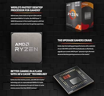 Amazon | INLAND マイクロセンター AMD Ryzen 7 5800X3D 8コア 16