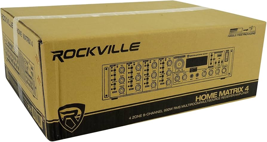 Amazon.com: Rockville Home Matrix 4 600W Multi Room Receiver