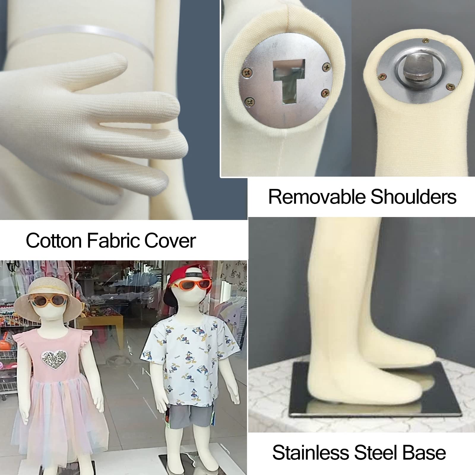 Amazon.com: ZAQYCM Baby Mannequin Full Body 1 2 3 4 5 6 8 10 12 14