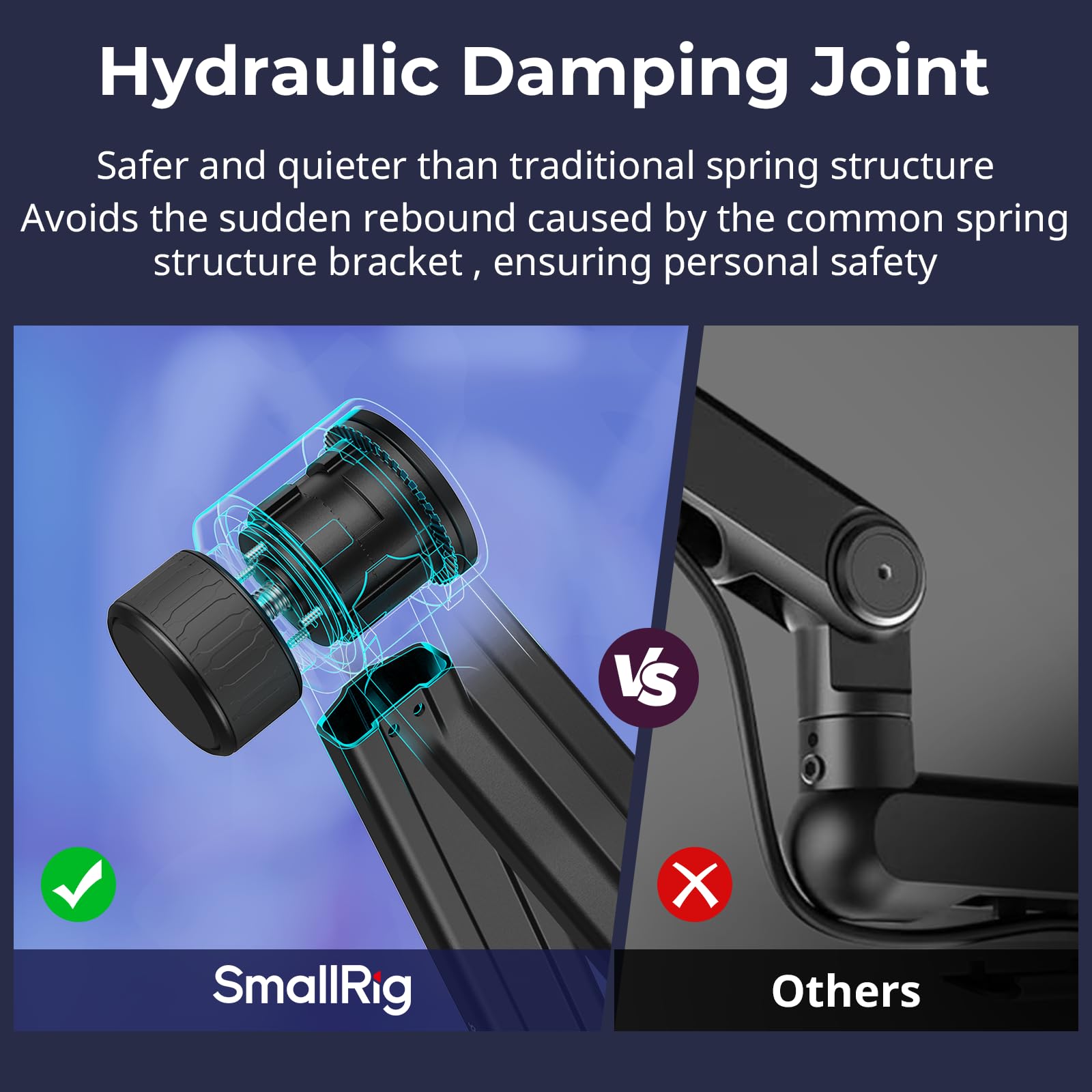 Amazon.co.jp: SmallRig マイクブームアーム 革新的な油圧ダンピング