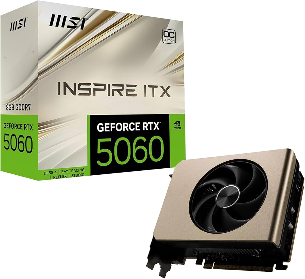 Amazon | MSI GeForce RTX 5060 8G INSPIRE ITX OC グラフィックス