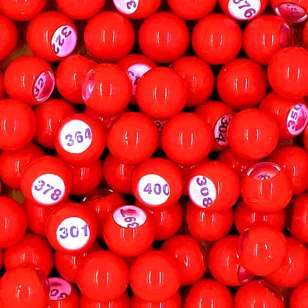 Amazon.com : Tapp Collections Raffle Balls Number Set (301-400