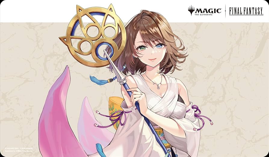 MTG FF ユウナ クラウド モーグリ プレイマット 3枚 オマケ MTG FF