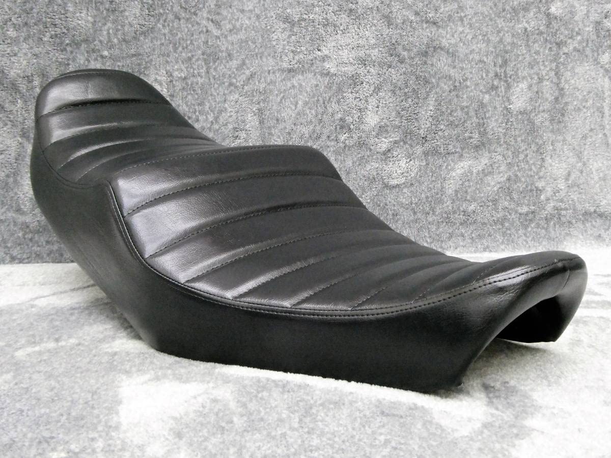 Amazon | W650 W400 黒 皮 タックロール シート/ブラック