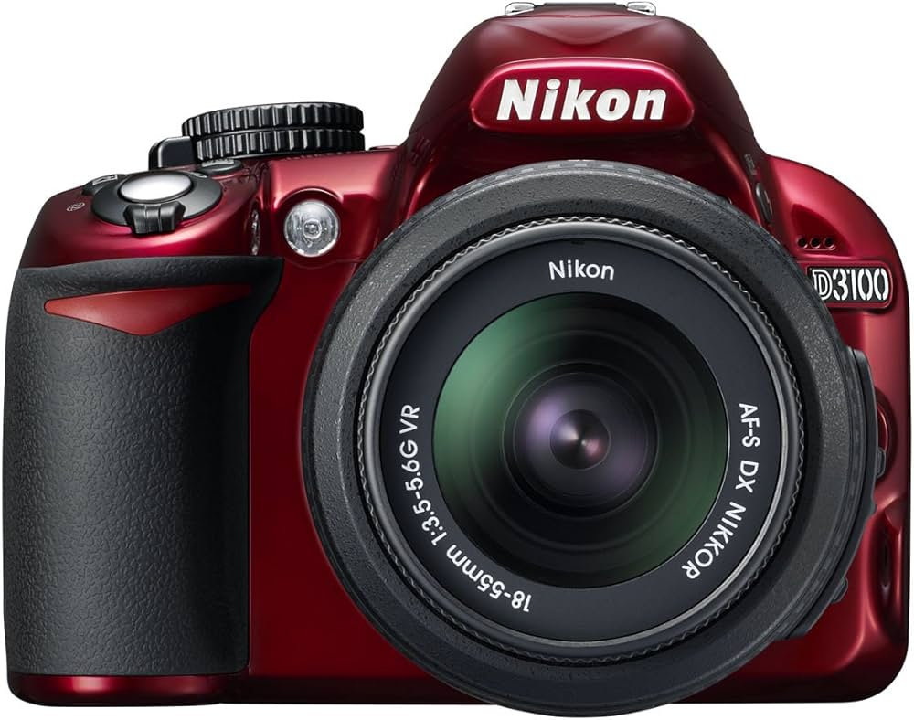 Amazon | Nikon デジタル一眼レフカメラ D3100 レッド 200mmダブル