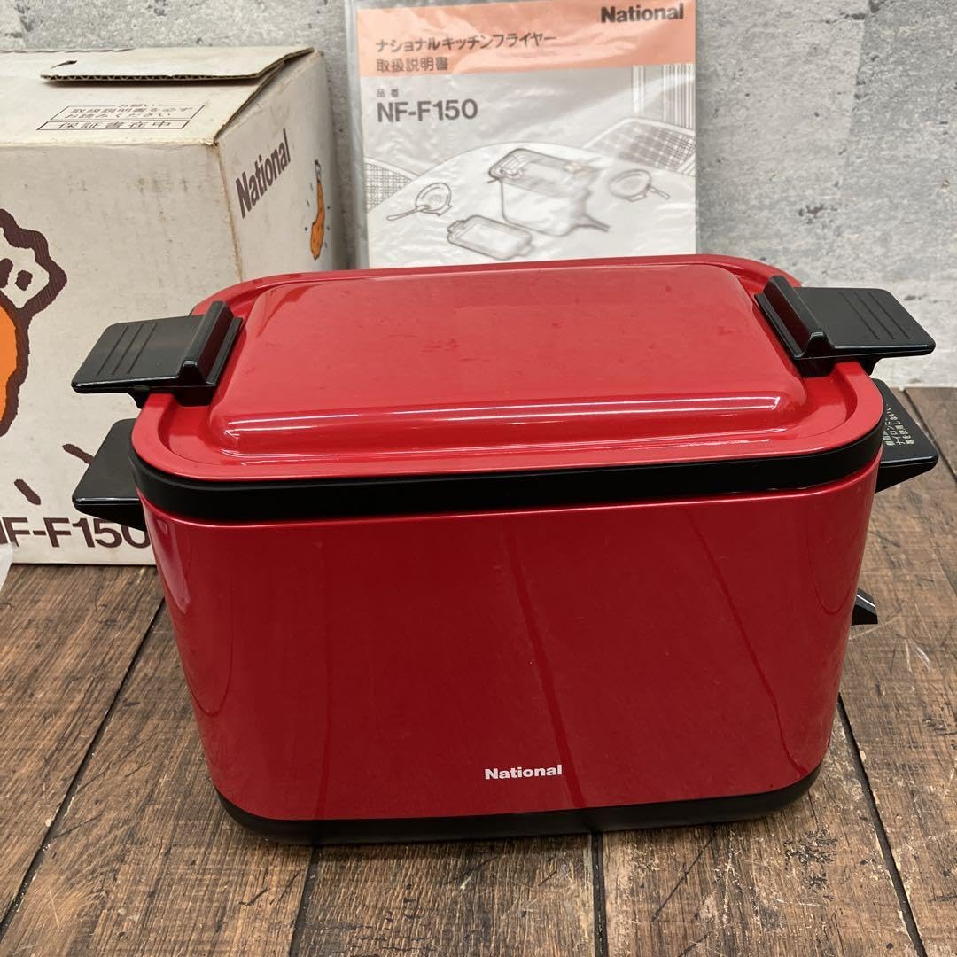 Amazon.co.jp: ナショナル キッチンフライヤー NF-F150 レッド フライ