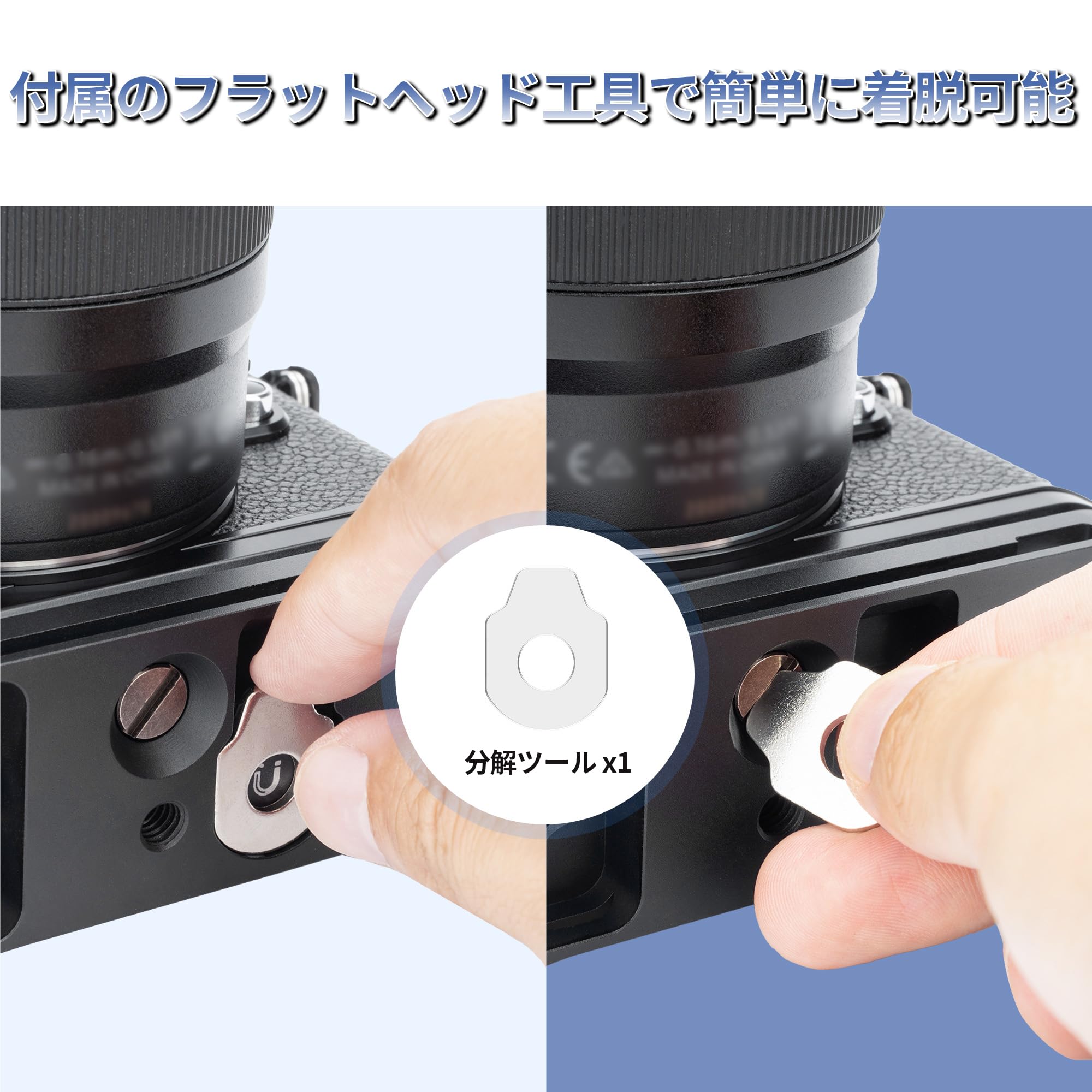 Amazon | JJC 金属ハンドグリップ Zf 専用 L型バッテリーグリップ