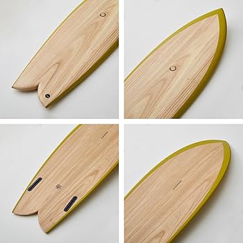 Amazon | nanazero WOOD SKIN サーフボード フィッシュ II 5'8